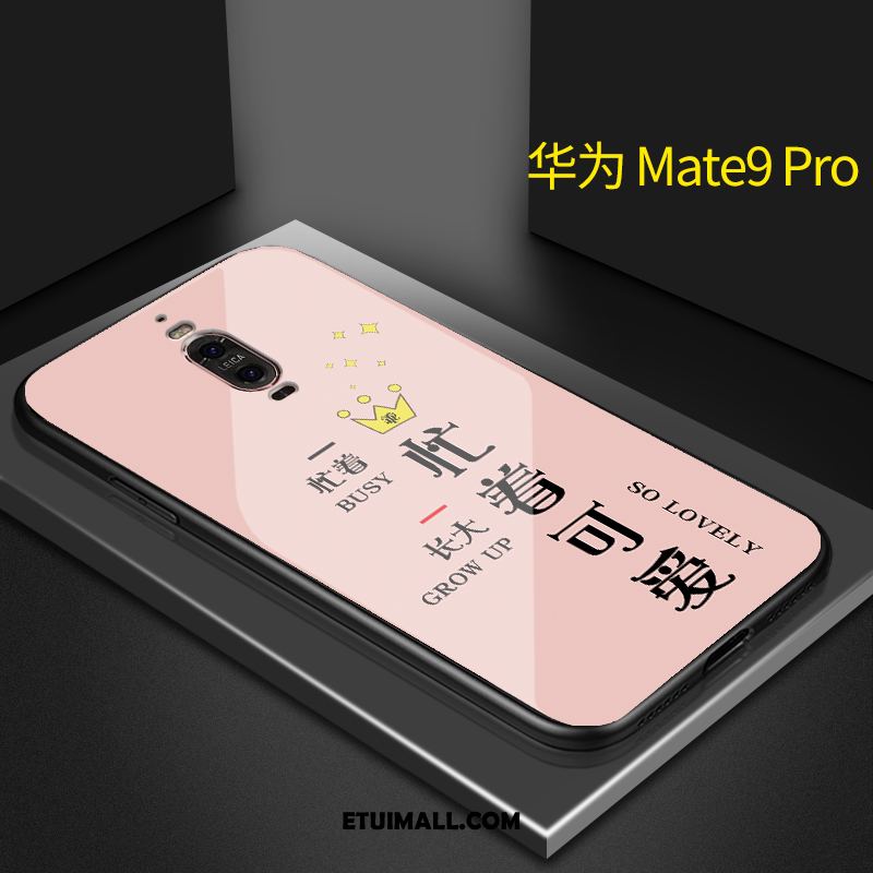 Etui Huawei Mate 9 Pro Czarny Szkło Hartowane Telefon Komórkowy Ładny Lustro Pokrowce Tanie