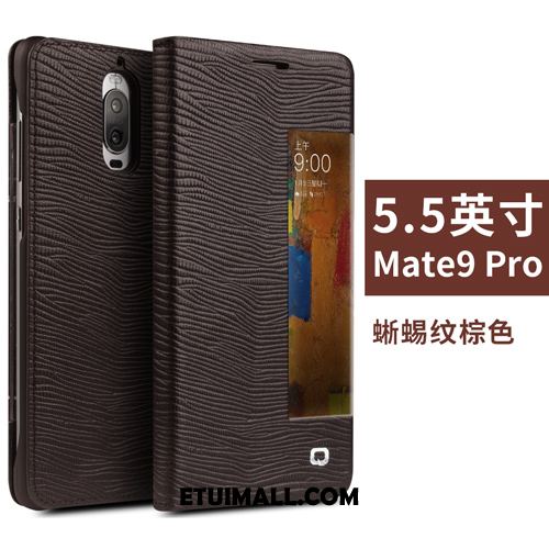 Etui Huawei Mate 9 Pro Osobowość Ochraniacz Tendencja Skórzany Futerał Czarny Obudowa Sprzedam