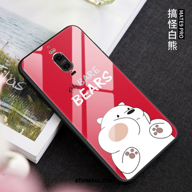 Etui Huawei Mate 9 Pro Zakochani Anti-fall Szkło Czerwony Telefon Komórkowy Obudowa Tanie