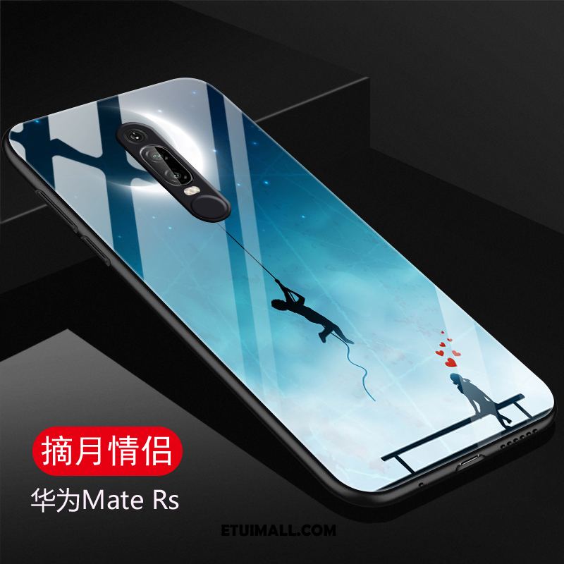 Etui Huawei Mate Rs Czarny Szkło Osobowość Telefon Komórkowy Futerał Tanie