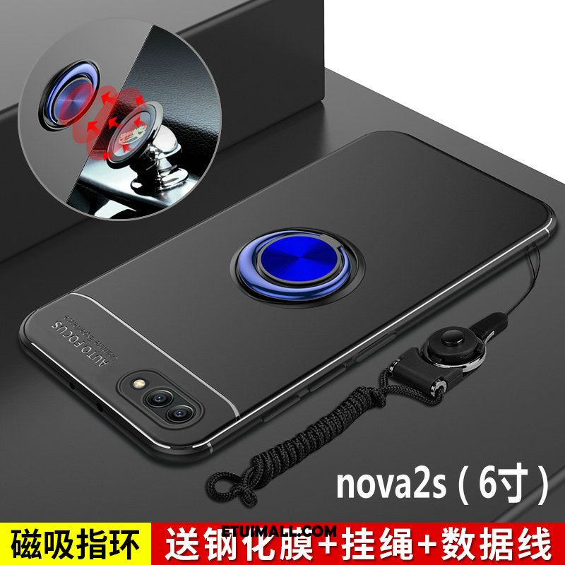 Etui Huawei Nova 2s Nubuku Czarny Cienkie Silikonowe Ochraniacz Futerał Sprzedam