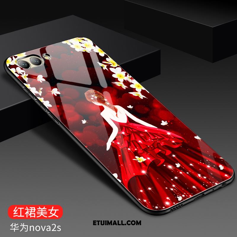 Etui Huawei Nova 2s Szkło Silikonowe Czerwony Telefon Komórkowy Lekki I Cienki Obudowa Tanie