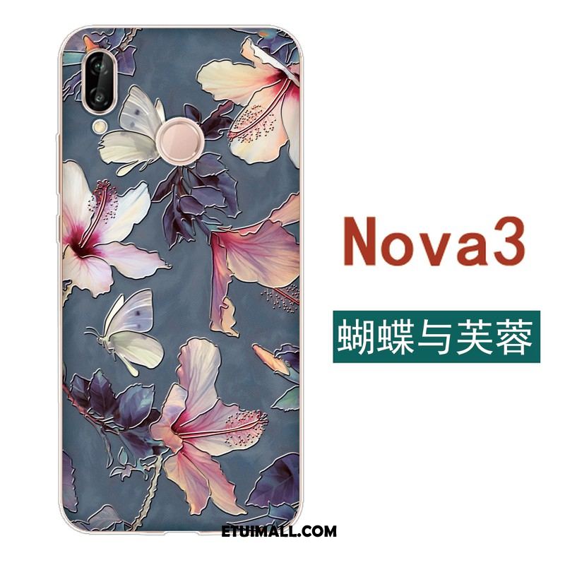 Etui Huawei Nova 3 All Inclusive Chiński Styl Wiatr Mały Kwiaty Futerał Sklep