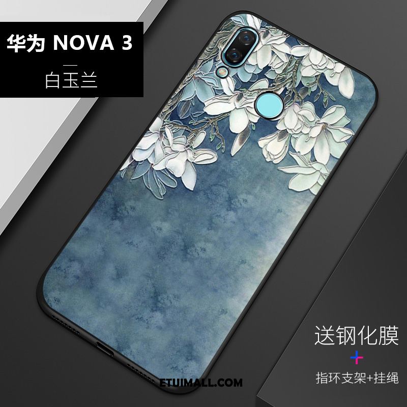 Etui Huawei Nova 3 Silikonowe All Inclusive Nubuku Miękki Relief Pokrowce Tanie