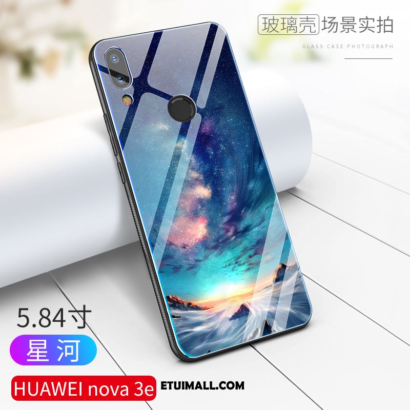 Etui Huawei Nova 3e Niebieski All Inclusive Wysoki Koniec Szkło Anti-fall Obudowa Online