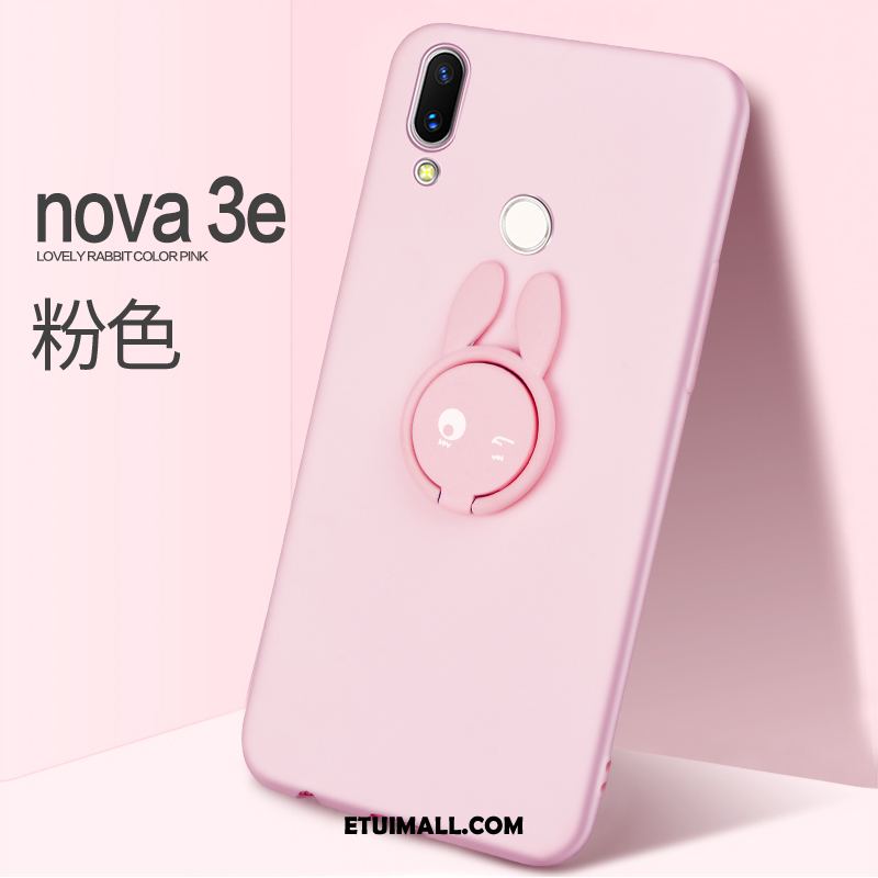 Etui Huawei Nova 3e Silikonowe Osobowość Cienkie Ring Kreskówka Pokrowce Kup