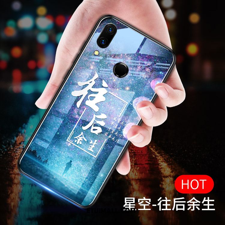 Etui Huawei Nova 3e Telefon Komórkowy Ciemno Niebieski Modna Marka Gwiaździsty Tendencja Futerał Dyskont