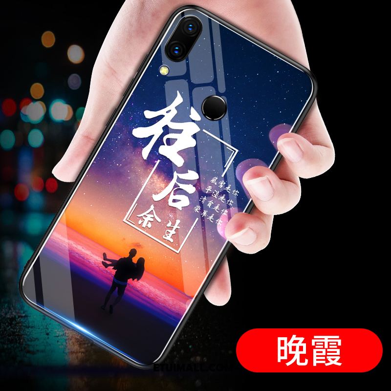 Etui Huawei Nova 3e Telefon Komórkowy Ciemno Niebieski Modna Marka Gwiaździsty Tendencja Futerał Dyskont