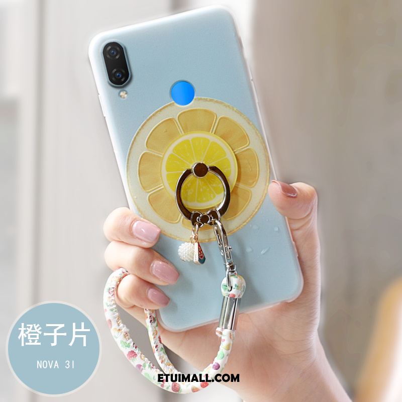 Etui Huawei Nova 3i Telefon Komórkowy Silikonowe Miękki Żółty Ochraniacz Futerał Sklep