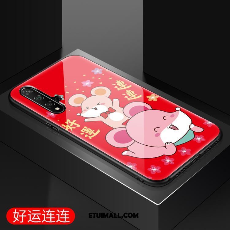 Etui Huawei Nova 5t Ochraniacz Święto Kreskówka Szkło Czerwony Pokrowce Tanie