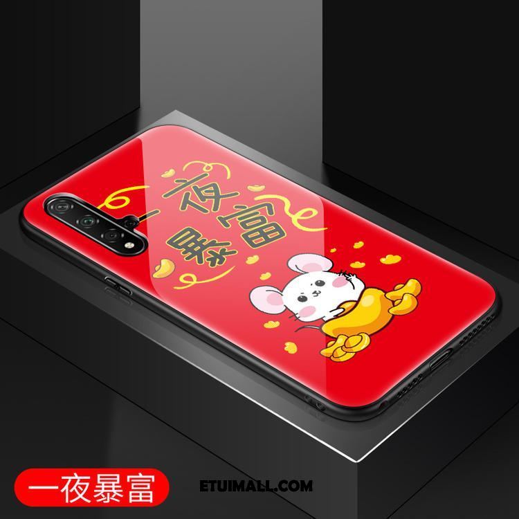 Etui Huawei Nova 5t Ochraniacz Święto Kreskówka Szkło Czerwony Pokrowce Tanie