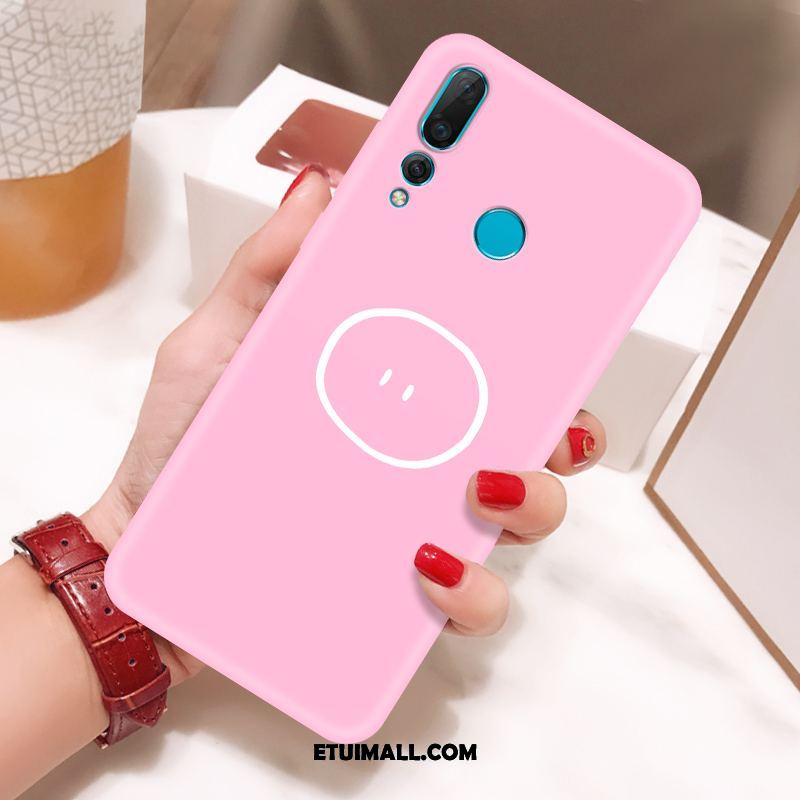 Etui Huawei P Smart+ 2019 Jednolity Kolor Nowy Piękny Silikonowe Czerwony Netto Futerał Kup
