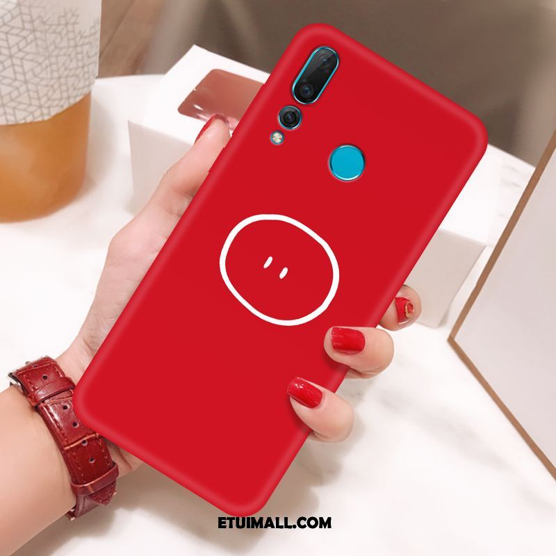 Etui Huawei P Smart+ 2019 Jednolity Kolor Nowy Piękny Silikonowe Czerwony Netto Futerał Kup