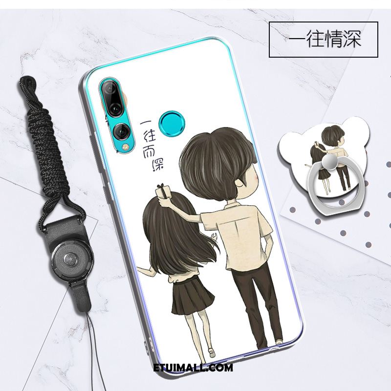 Etui Huawei P Smart+ 2019 Miękki Telefon Komórkowy Wspornik Biały Tendencja Obudowa Dyskont