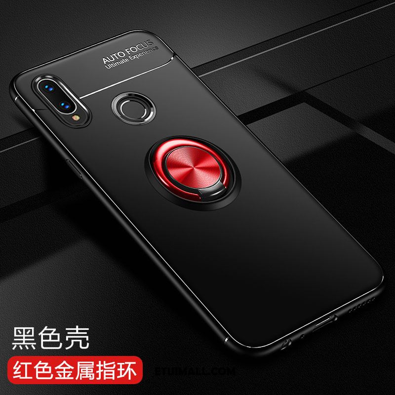 Etui Huawei P Smart+ Czerwony Telefon Komórkowy All Inclusive Miękki Anti-fall Futerał Tanie
