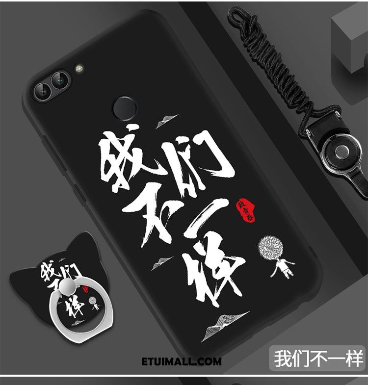 Etui Huawei P Smart Miękki Telefon Komórkowy Kreskówka Szkło Hartowane Silikonowe Pokrowce Tanie