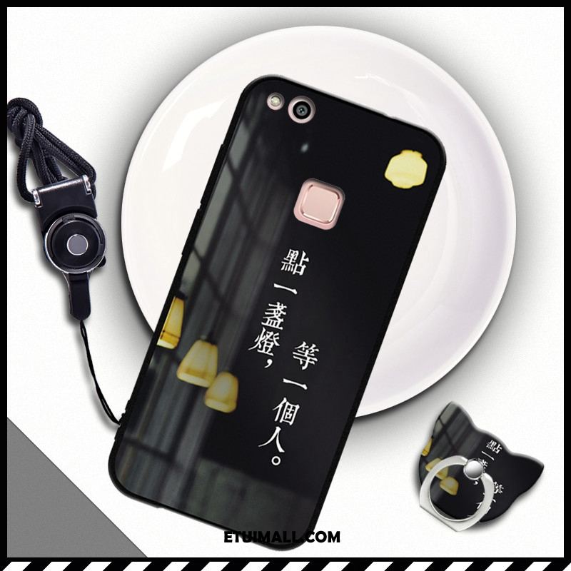 Etui Huawei P10 Lite Miękki Wisząca Szyja Szary Telefon Komórkowy Silikonowe Pokrowce Sklep