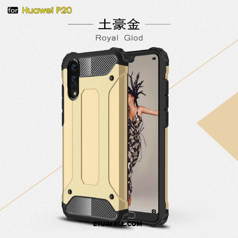 Etui Huawei P20 Akcesoria Biały Trzy Mechanizmy Obronne Anti-fall All Inclusive Pokrowce Kupię