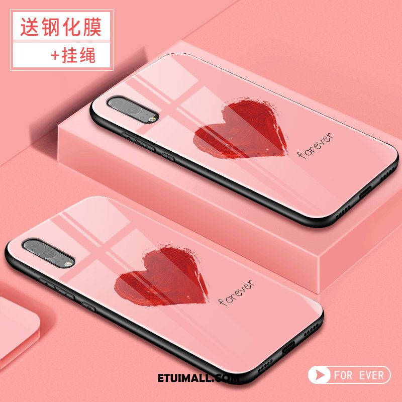 Etui Huawei P20 All Inclusive Szkło Hartowane Różowe Tendencja Miękki Futerał Dyskont