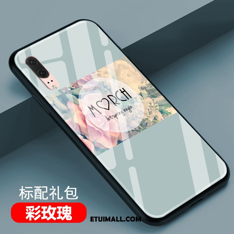 Etui Huawei P20 Anti-fall Silikonowe Torby Szkło Świeży Pokrowce Tanie
