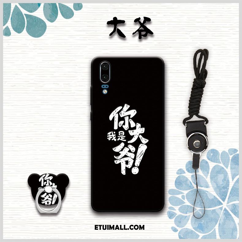 Etui Huawei P20 Anti-fall Telefon Komórkowy Miękki Czarny Pokrowce Na Sprzedaż