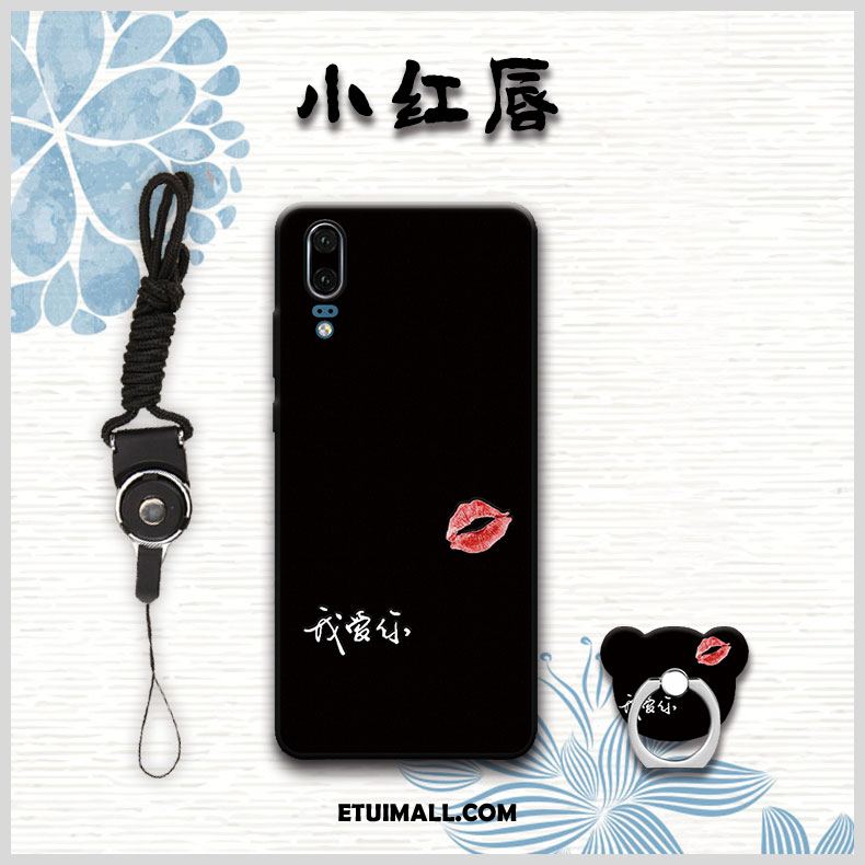 Etui Huawei P20 Anti-fall Telefon Komórkowy Miękki Czarny Pokrowce Na Sprzedaż