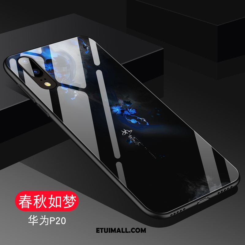 Etui Huawei P20 Kreatywne Szkło Hartowane Telefon Komórkowy Czerwony Osobowość Obudowa Tanie