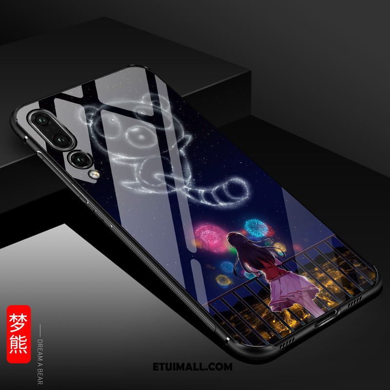 Etui Huawei P20 Pro Kreatywne Szkło Silikonowe Anti-fall Osobowość Obudowa Tanie