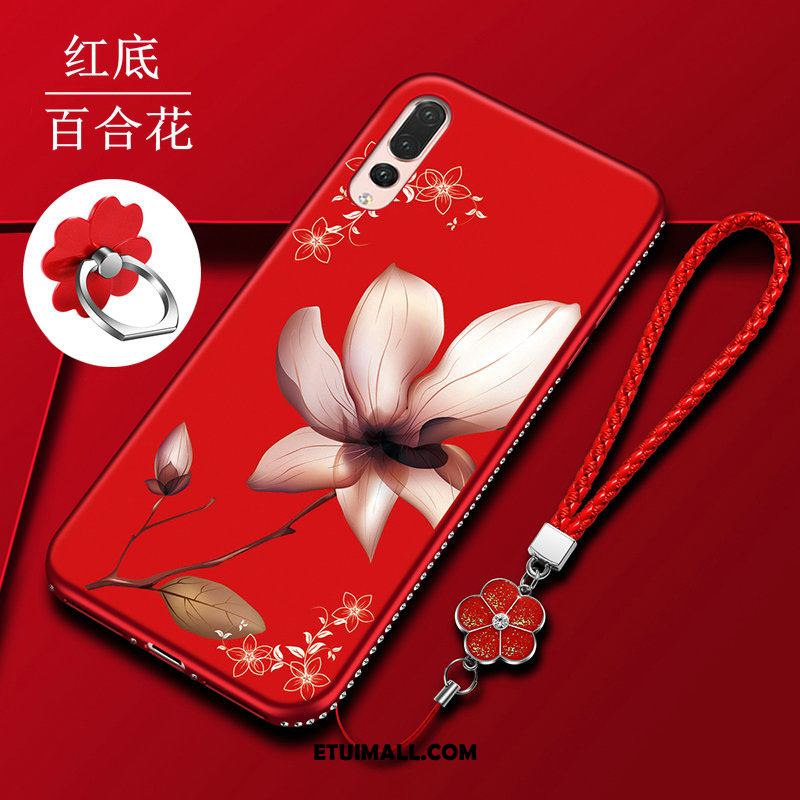 Etui Huawei P20 Pro Miękki Czerwony Anti-fall Telefon Komórkowy Ochraniacz Futerał Tanie