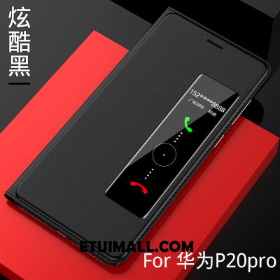 Etui Huawei P20 Pro Ochraniacz Skórzany Futerał Spoczynek Różowe Telefon Komórkowy Pokrowce Sklep