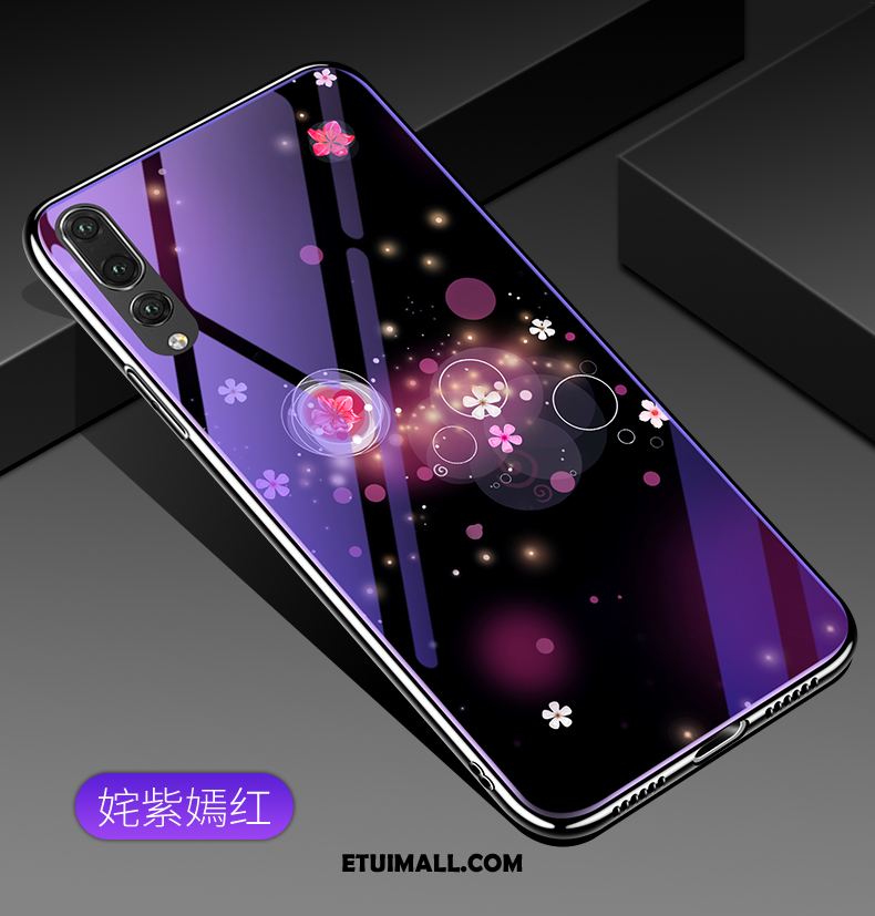 Etui Huawei P20 Pro Szkło Hartowane Filmy Moda Fioletowy Telefon Komórkowy Pokrowce Online