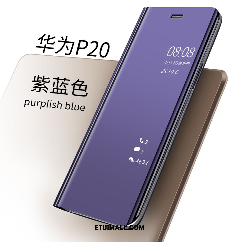 Etui Huawei P20 Skórzany Futerał Telefon Komórkowy Przezroczysty Lustro All Inclusive Obudowa Online