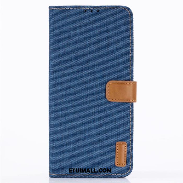 Etui Huawei P30 Pro Denim Skóra Portfel Telefon Komórkowy Niebieski Obudowa Na Sprzedaż