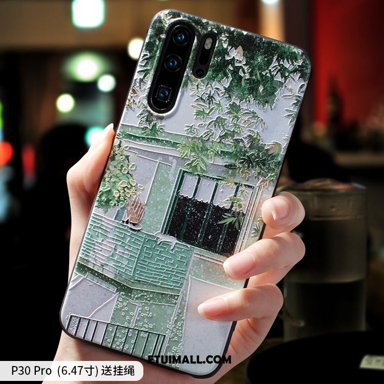 Etui Huawei P30 Pro Kreatywne Cienkie Świeży Telefon Komórkowy Zielony Pokrowce Tanie