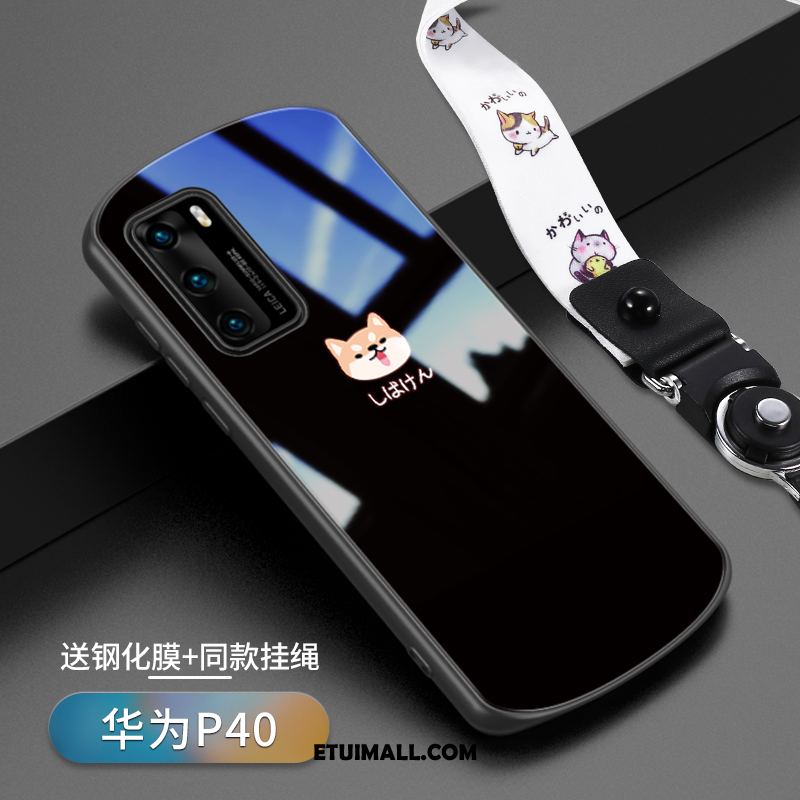 Etui Huawei P40 Anti-fall Ochraniacz Szkło Czerwony Netto Kreatywne Obudowa Sklep