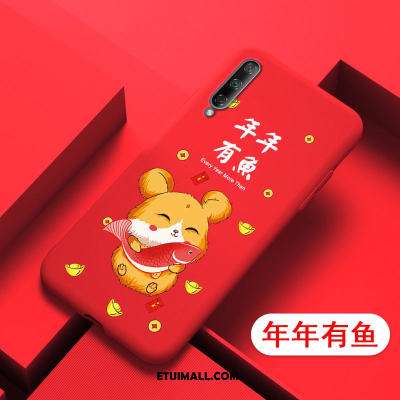 Etui Huawei P40 Lite E Czerwony Netto Moda Ochraniacz Anti-fall Kreatywne Obudowa Tanie