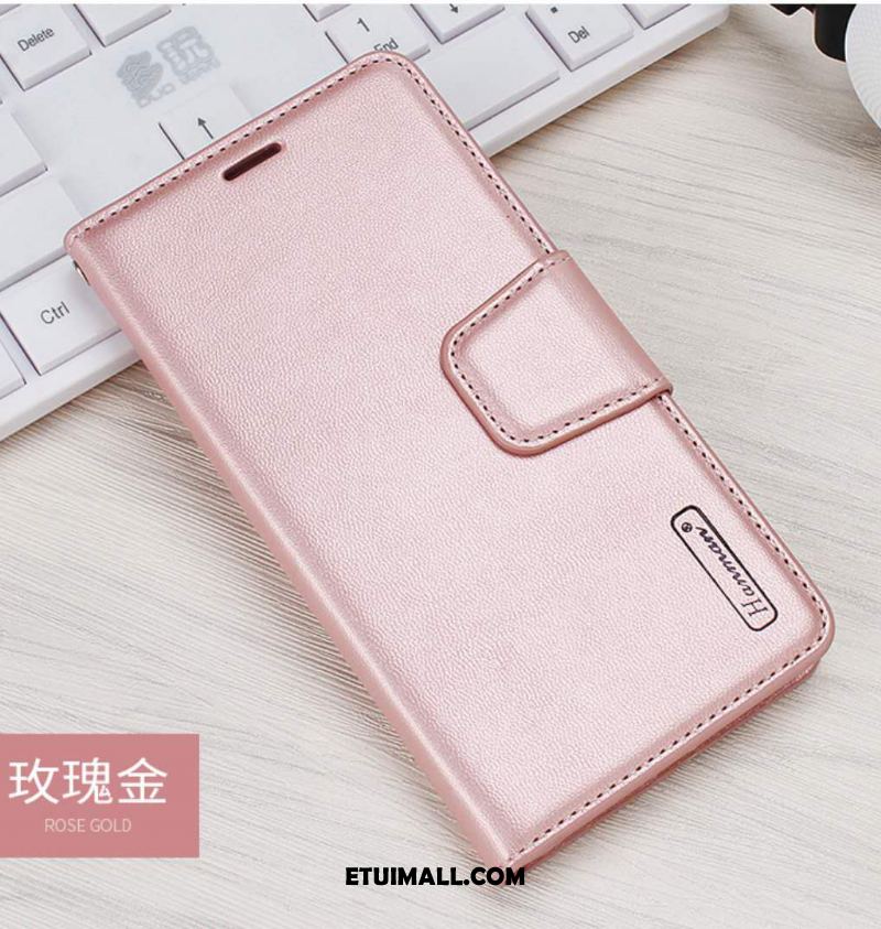 Etui Huawei P40 Lite Różowe Telefon Komórkowy Anti-fall Skórzany Futerał Portfel Futerał Kup