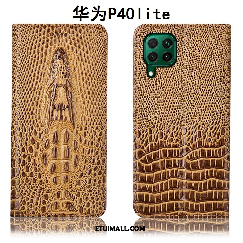 Etui Huawei P40 Lite Telefon Komórkowy All Inclusive Skórzany Futerał Ochraniacz Żółty Pokrowce Kup