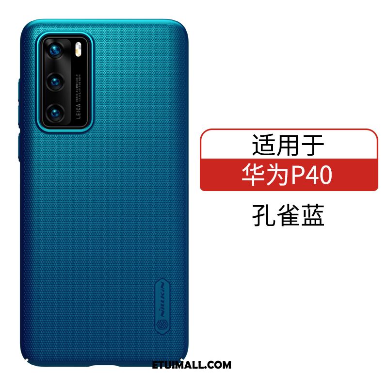 Etui Huawei P40 Ochraniacz Niebieski Trudno Złoto Anti-fall Futerał Sprzedam