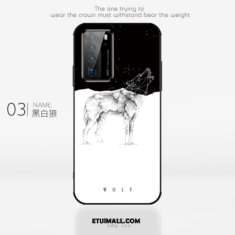 Etui Huawei P40 Pro Anti-fall Nowy Osobowość Biały Ochraniacz Pokrowce Sklep