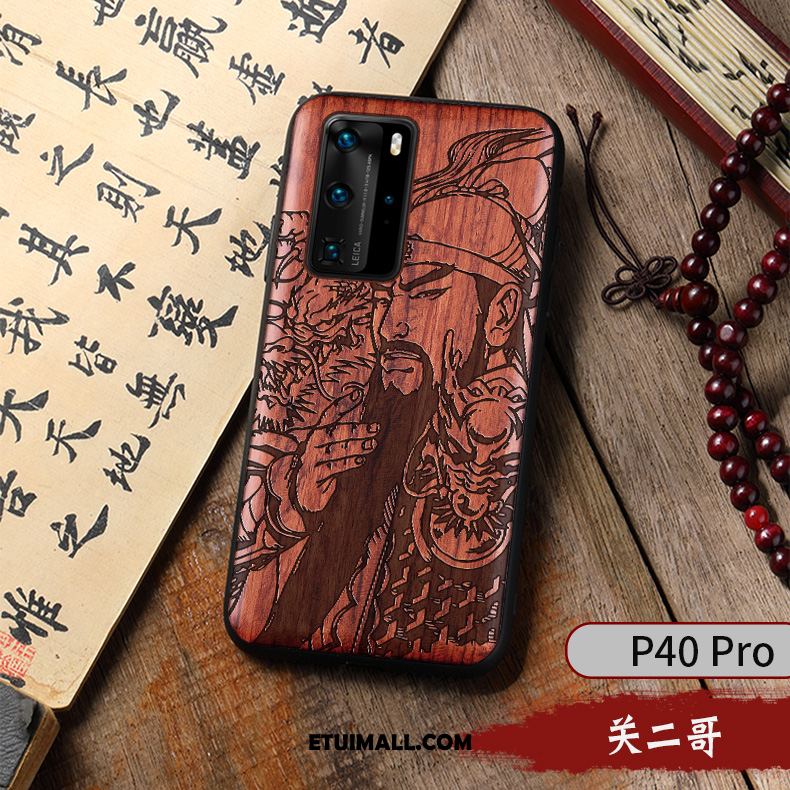 Etui Huawei P40 Pro Chiński Styl All Inclusive Vintage Ochraniacz Wzór Obudowa Tanie