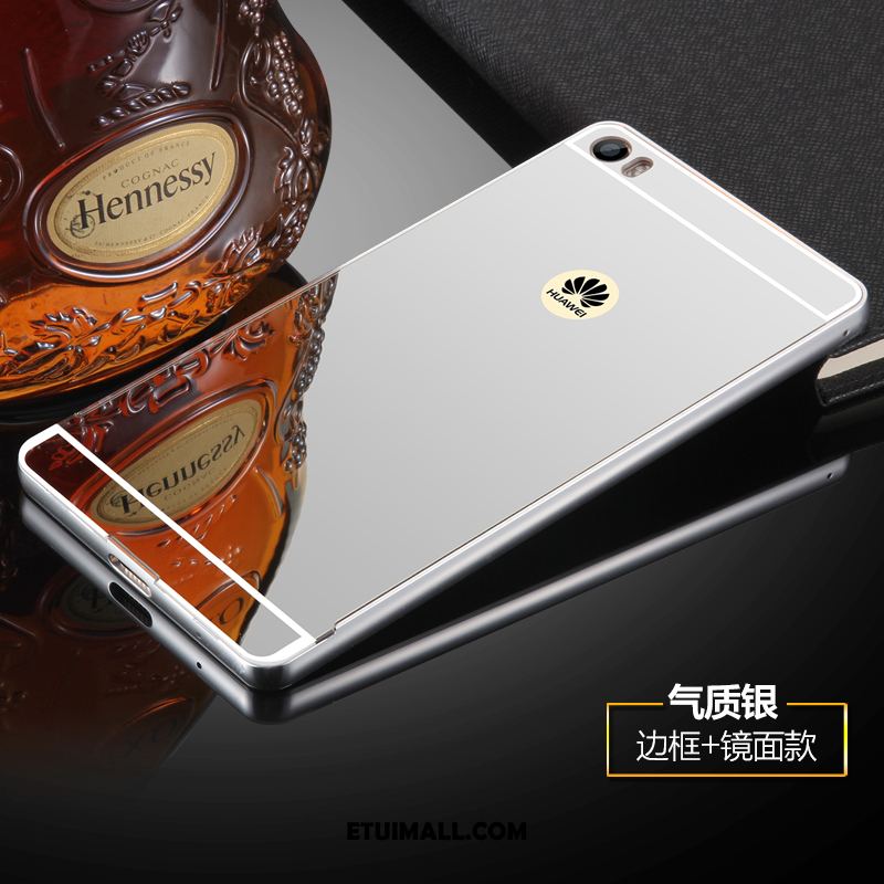Etui Huawei P8 Anti-fall Biały Lustro Metal Ochraniacz Obudowa Oferta