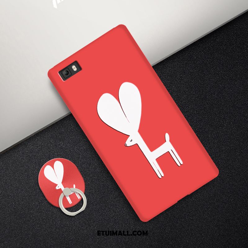 Etui Huawei P8 Lite Kreatywne Proste Telefon Komórkowy Czerwony Młodzież Futerał Tanie