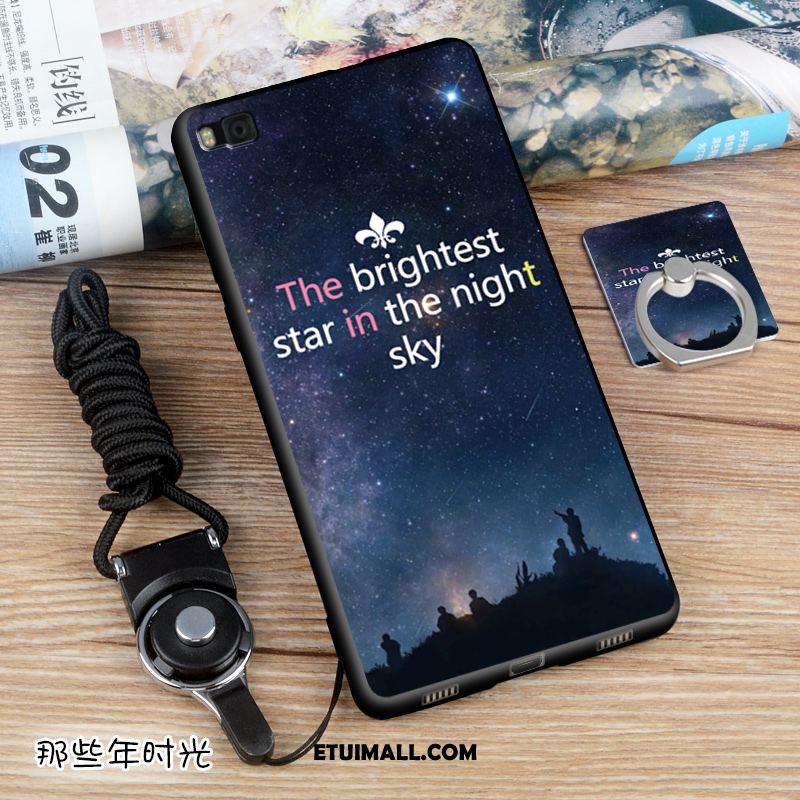 Etui Huawei P8 Miękki Czarny Silikonowe Telefon Komórkowy Nubuku Futerał Kup