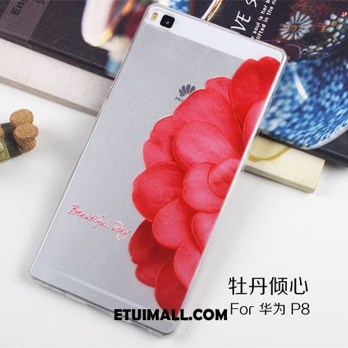 Etui Huawei P8 Niebieski Silikonowe Przezroczysty Ochraniacz Telefon Komórkowy Futerał Oferta
