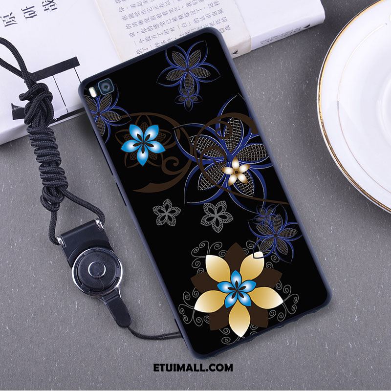 Etui Huawei P8 Wiszące Ozdoby Silikonowe Niebieski Telefon Komórkowy Anti-fall Obudowa Sprzedam