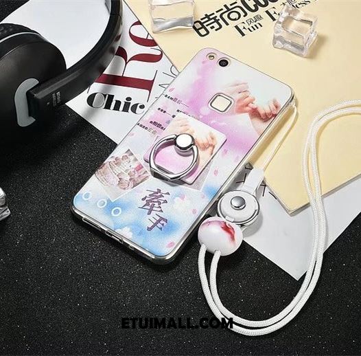 Etui Huawei P9 Lite Silikonowe Purpurowy Anti-fall Telefon Komórkowy Wiszące Ozdoby Obudowa Online