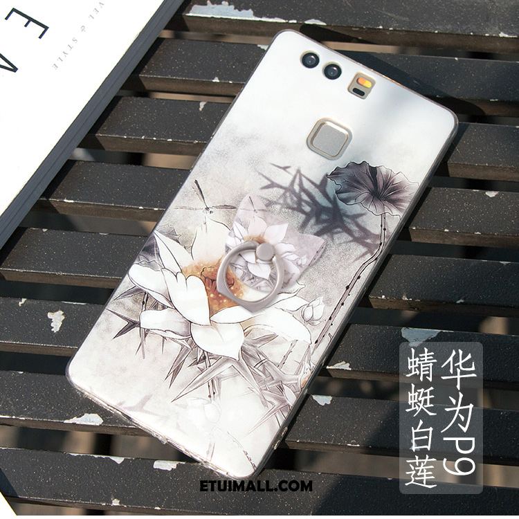 Etui Huawei P9 Osobowość Relief Kreatywne Biały Wiszące Ozdoby Obudowa Sklep