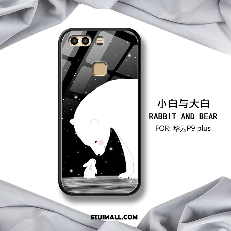 Etui Huawei P9 Plus All Inclusive Piękny Kreskówka Anti-fall Szkło Hartowane Obudowa Tanie
