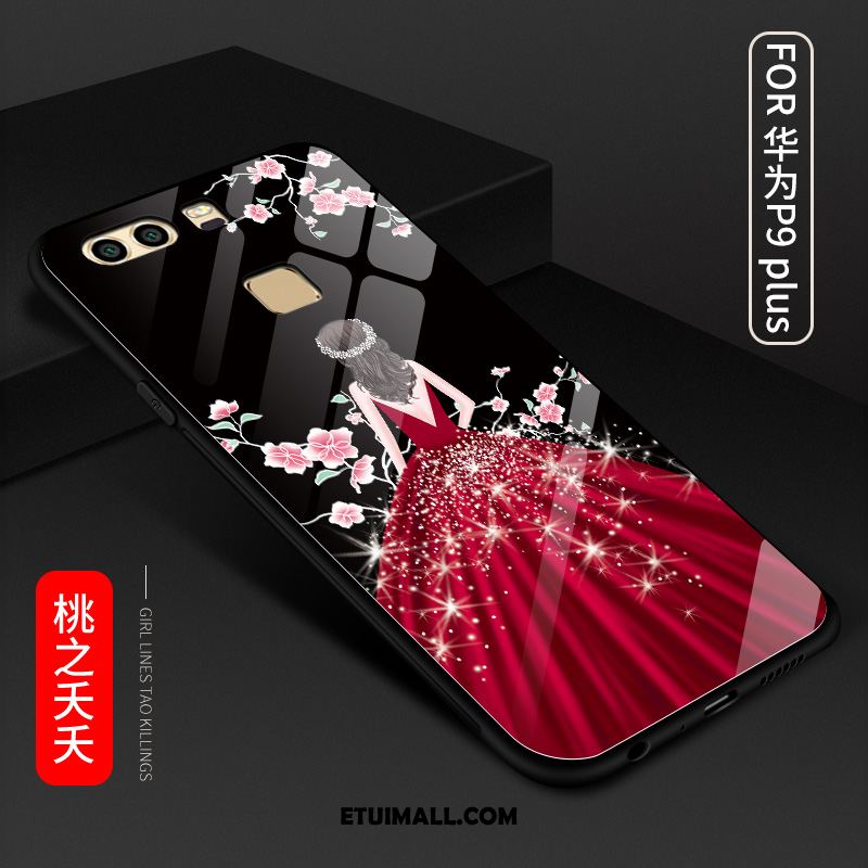 Etui Huawei P9 Plus Anti-fall Szkło Czerwony Telefon Komórkowy Futerał Tanie